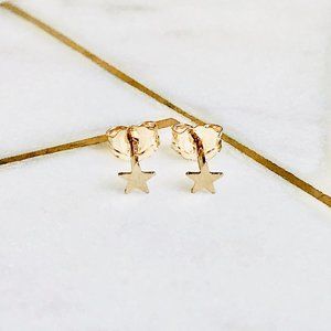 14K Gold-filled star stud earrings